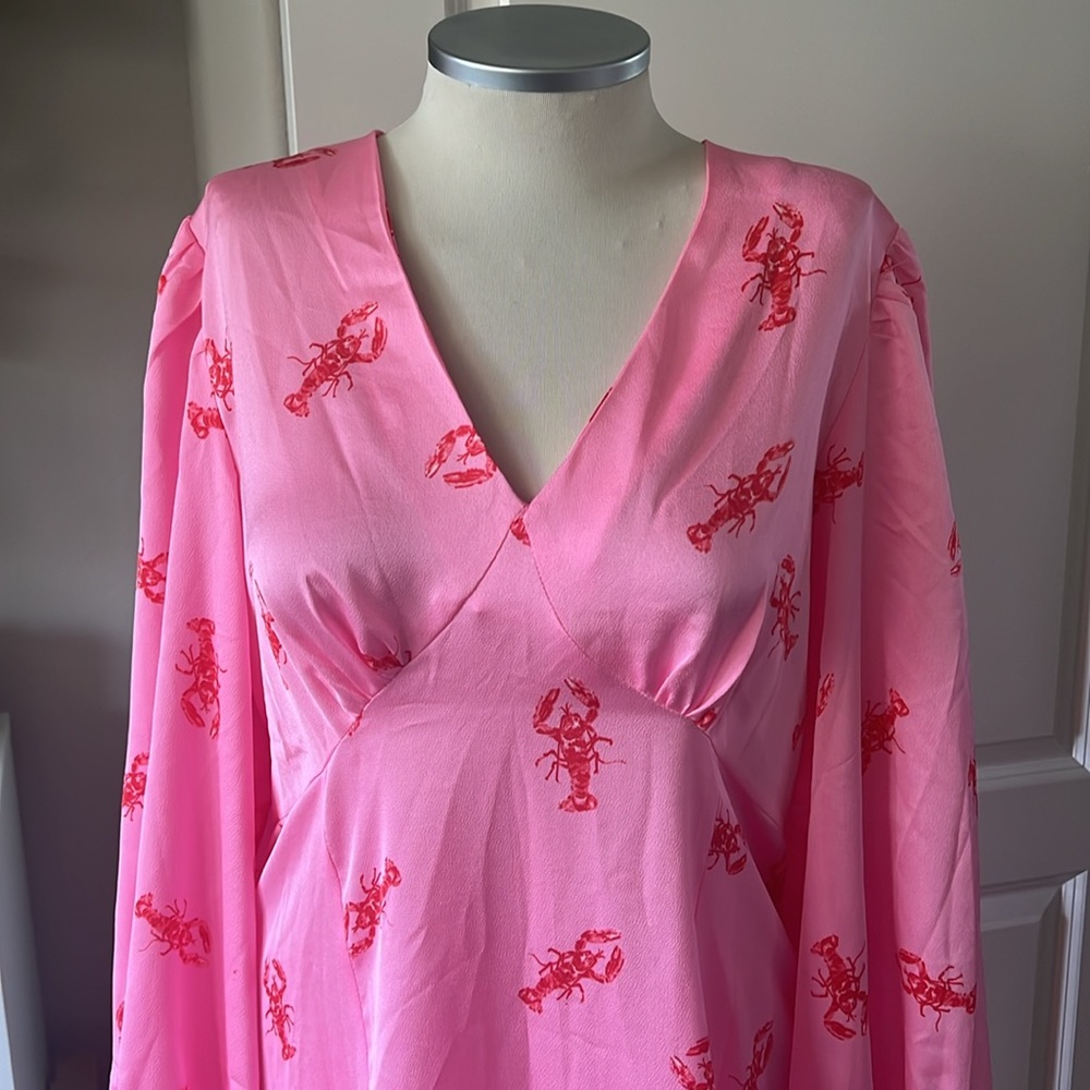 Never Fully Dressed Pink Midi Dress - Picture 2 of 11